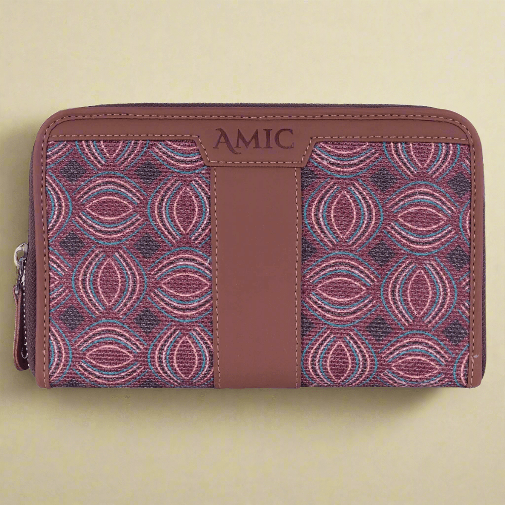 Elegant Patterned Chain Wallet | AMIC - Amic