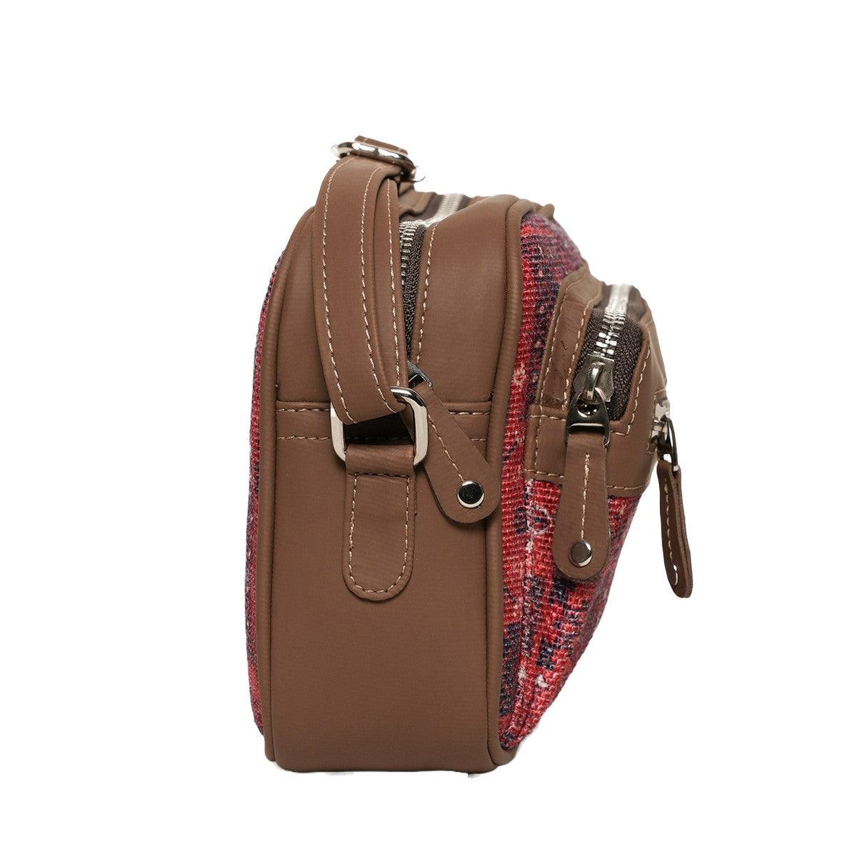 Amic Red Sling Wallet – Bold Design with Convenient Storage - Amic