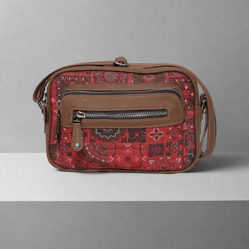 Amic Red Sling Wallet – Bold Design with Convenient Storage - Amic