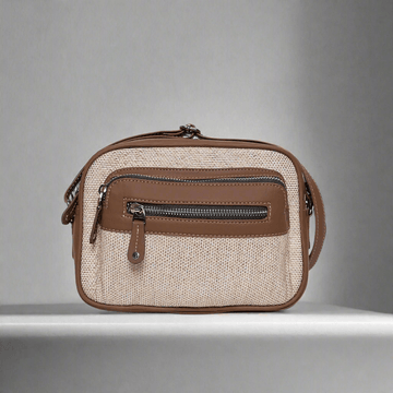 Amic Beige Sling Wallet – Minimalist Design for Everyday Style - Amic