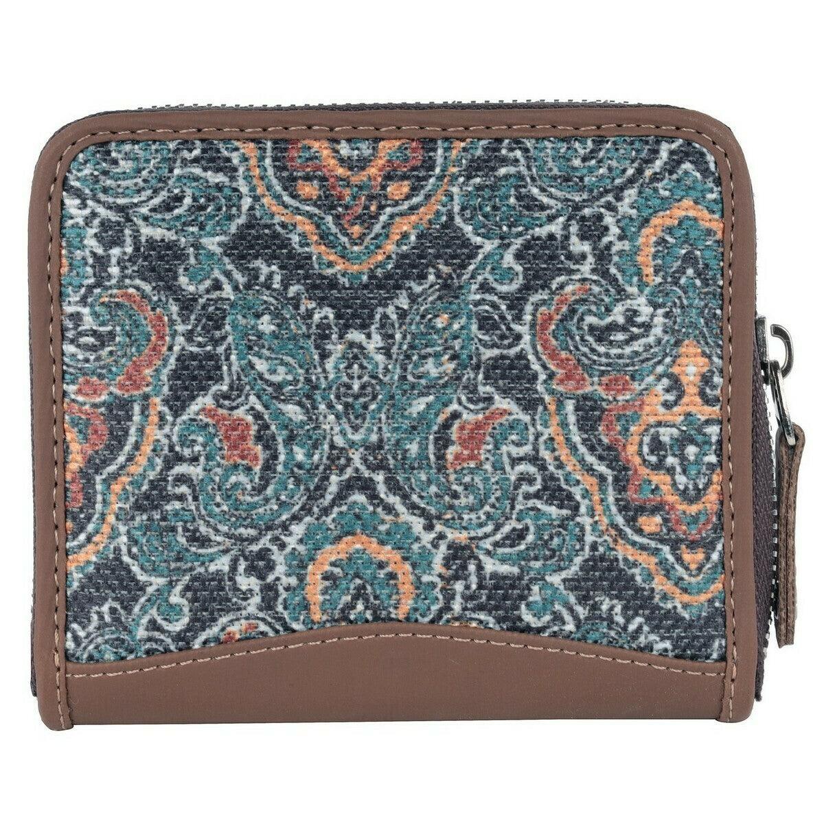 Compact Mini Wallet with Paisley Design | AMIC - Amic