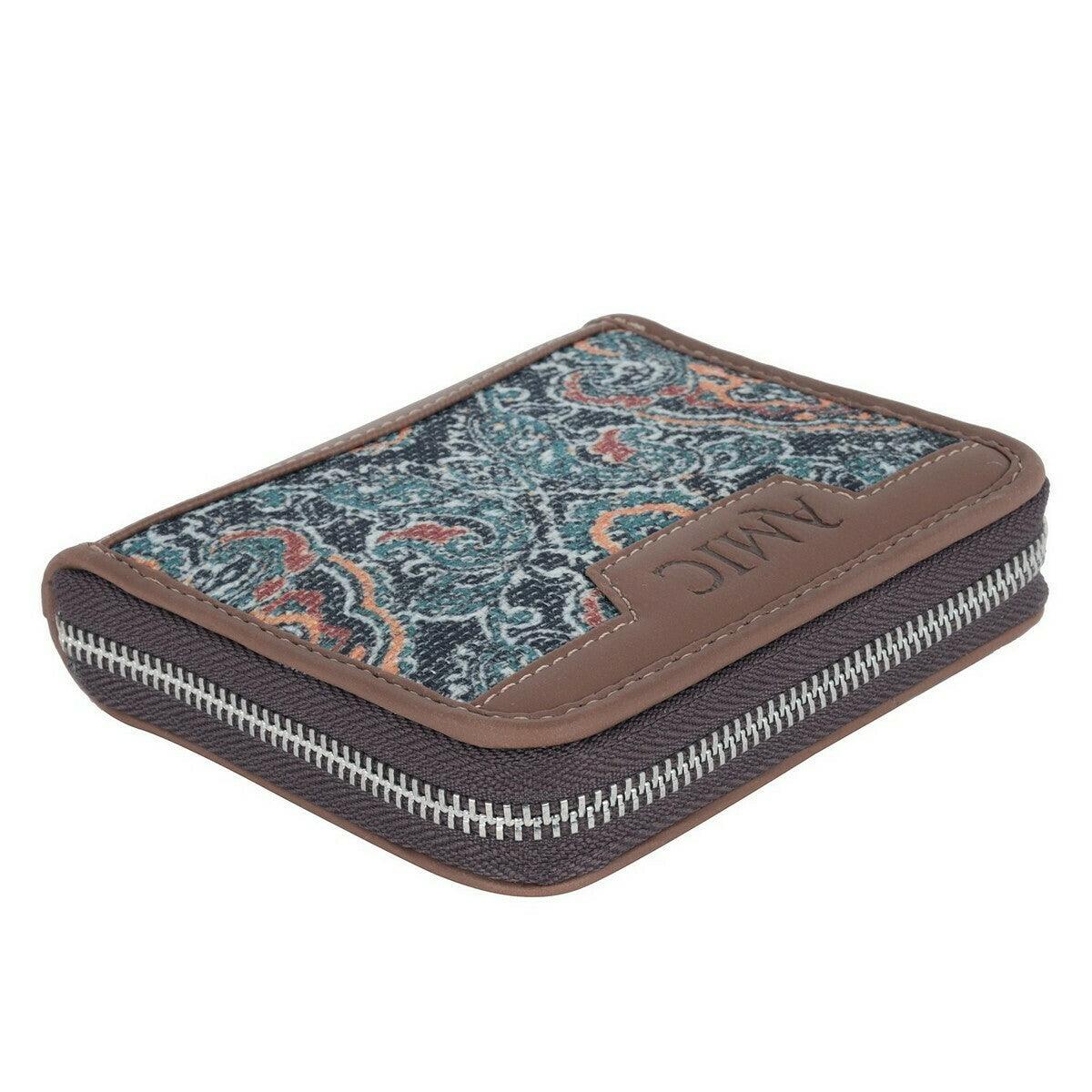 Compact Mini Wallet with Paisley Design | AMIC - Amic