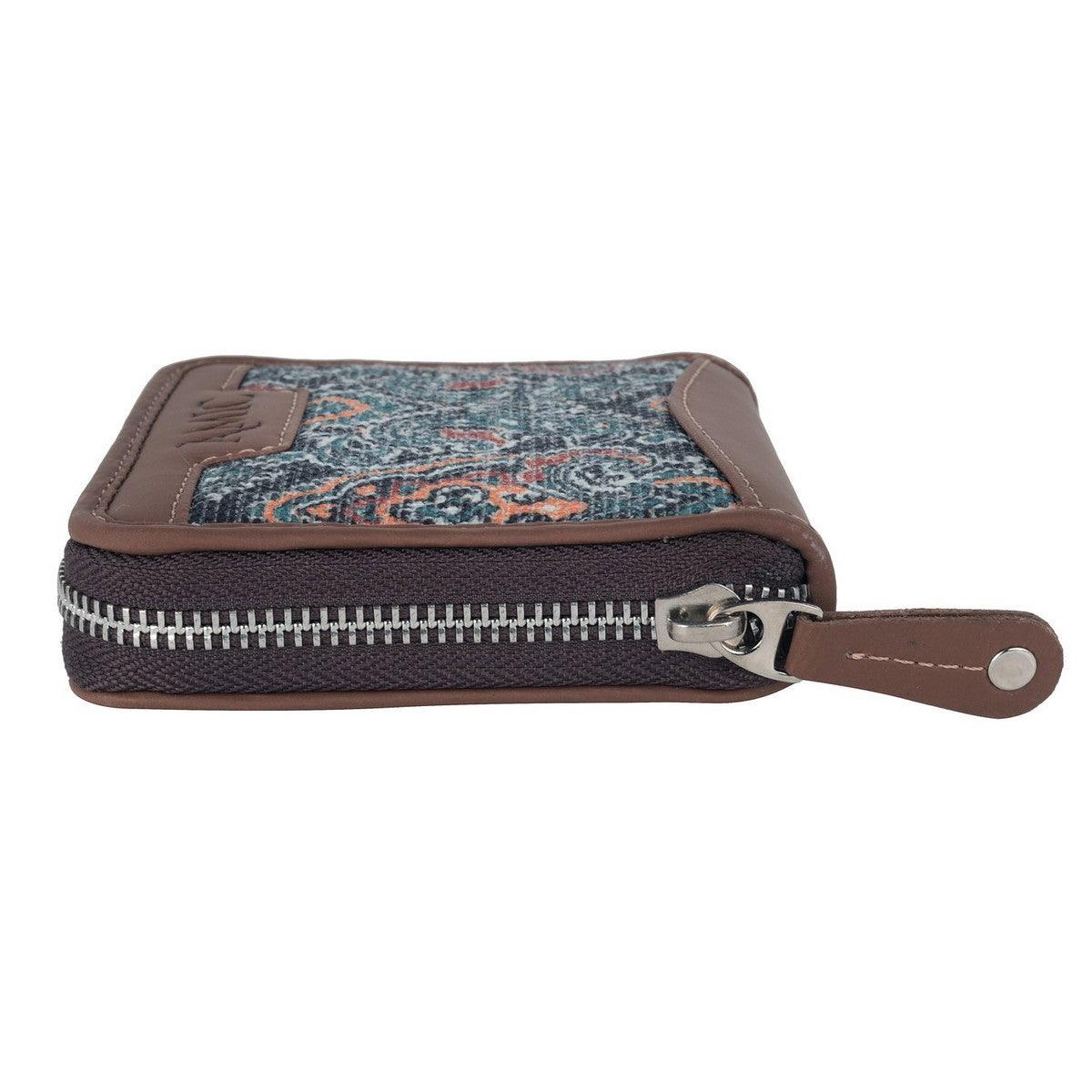 Compact Mini Wallet with Paisley Design | AMIC - Amic