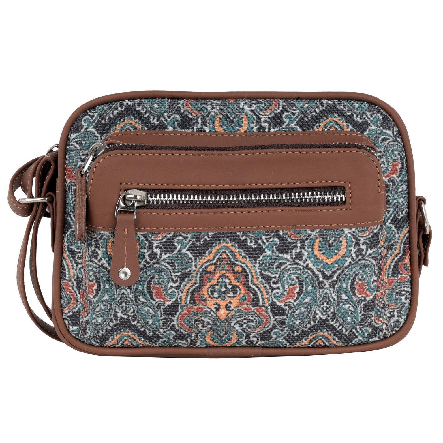 Amic Floral Pattern Sling Wallet – Stylish and Compact - Amic