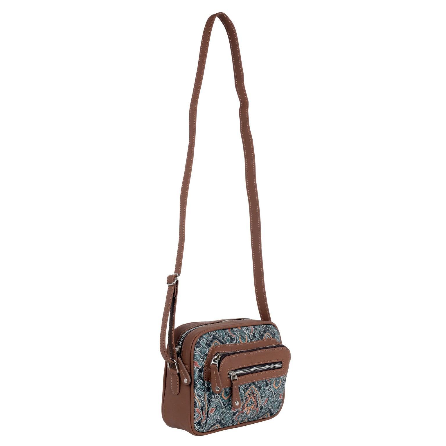 Amic Floral Pattern Sling Wallet – Stylish and Compact - Amic
