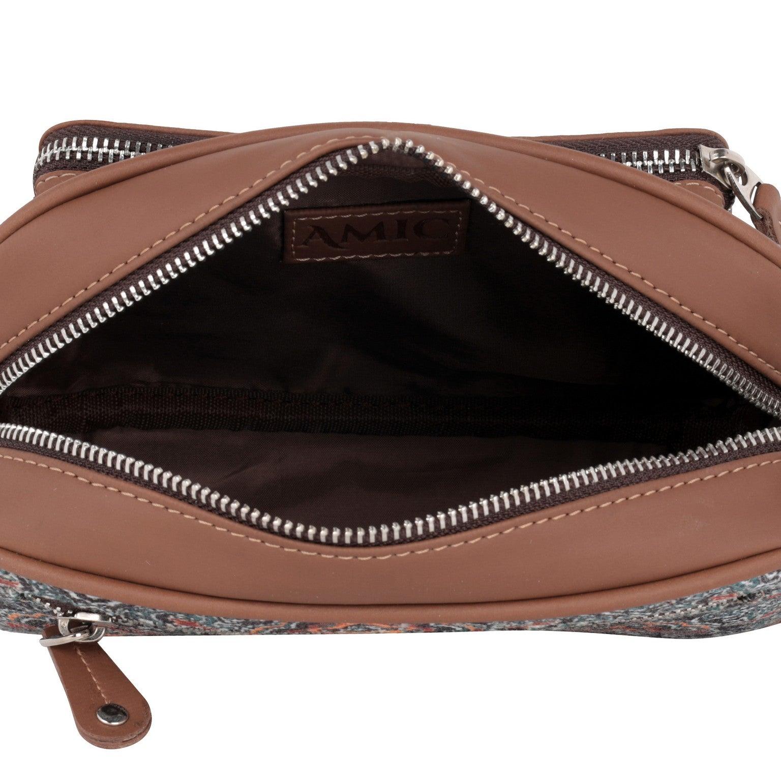 Amic Floral Pattern Sling Wallet – Stylish and Compact - Amic