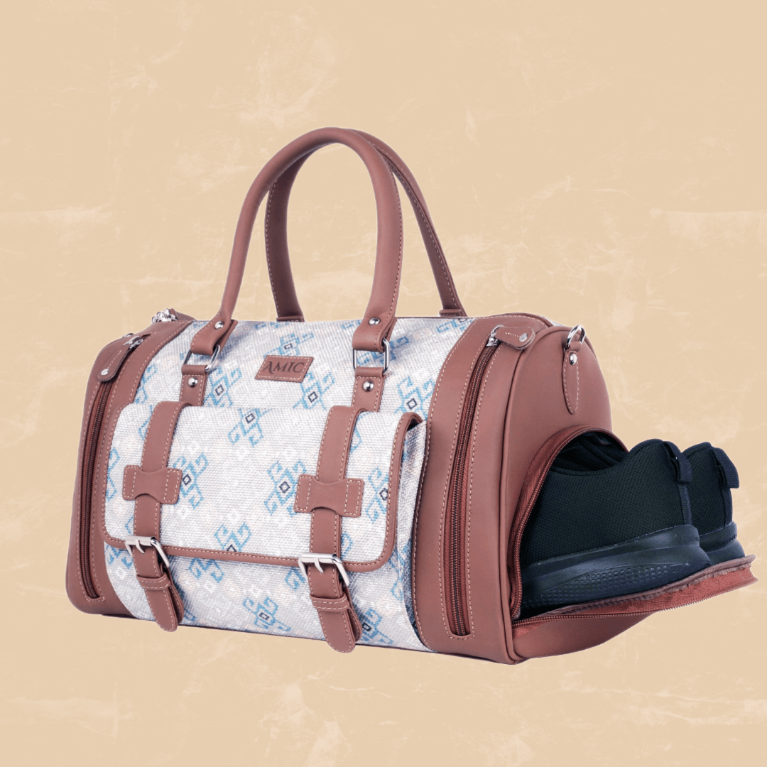 Amic Weekender Travel Duffle Bag with Separate Shoe/Laundry Compartment for Women Duffel Without Wheels - Amic