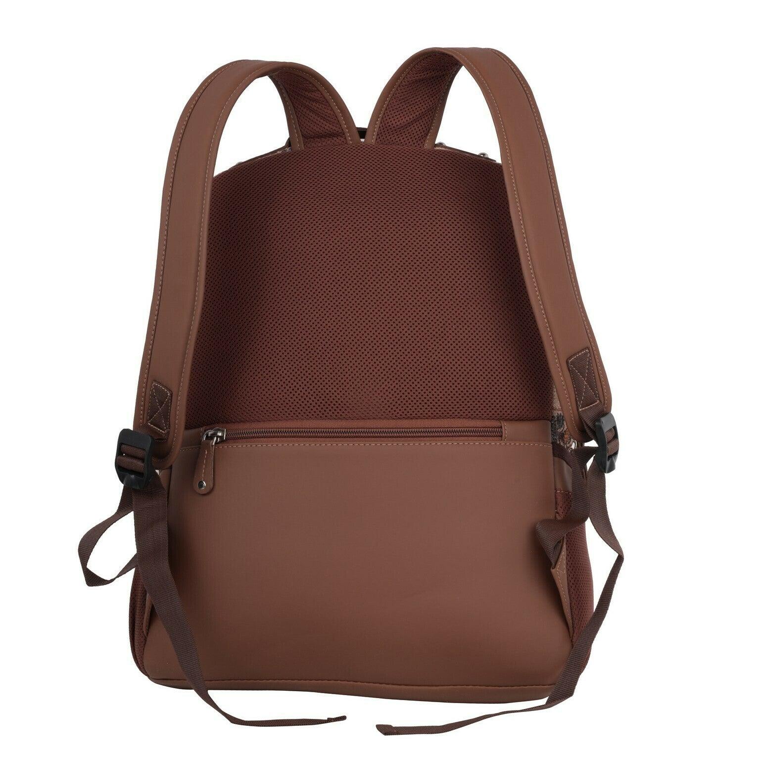 Amic Leather Laptop Backpack Jute Handcrafted Bags For Women 30 L Backpack - Amic