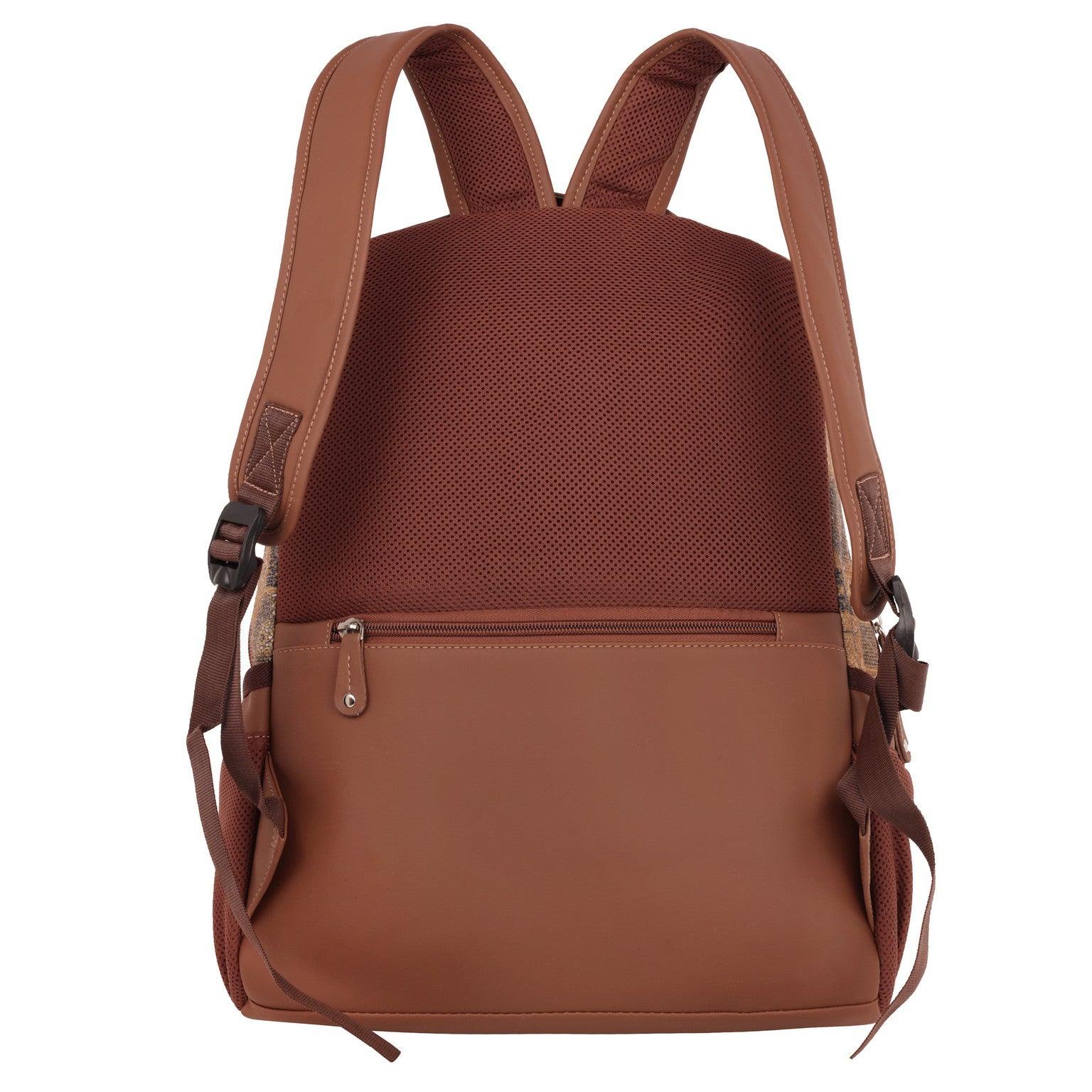 Amic Women Jute Printed Handcrafted Office, College Handbag 18 L Backpack - Amic