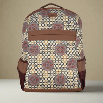 Amic Laptop Backpack Women Jute Handcrafted Chromoscope Classic Backpack 18 L Backpack