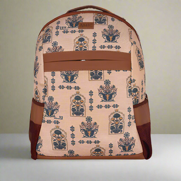 Amic Women Jute Printed Handcrafted Office, College Handbag 18 L Backpack