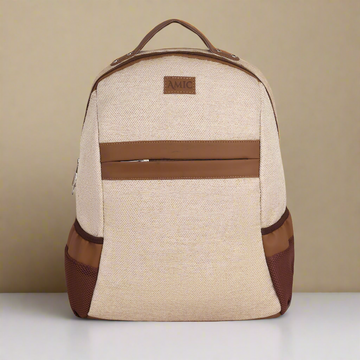 Amic Beige Classic Backpack - Amic