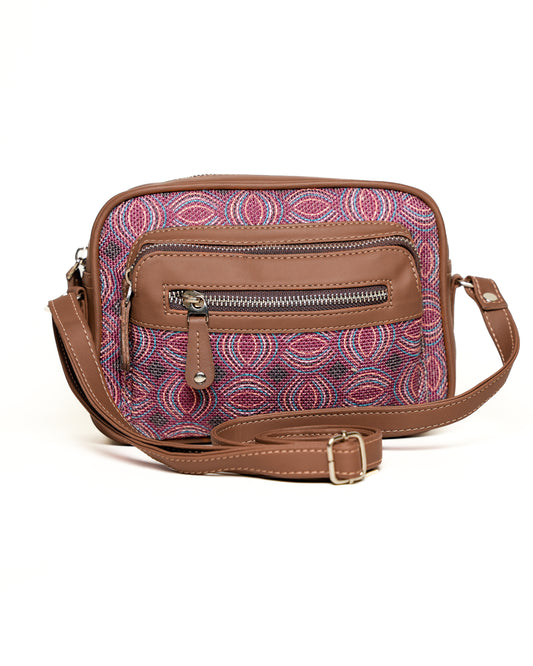 Pink Curve Mini Sling Bags