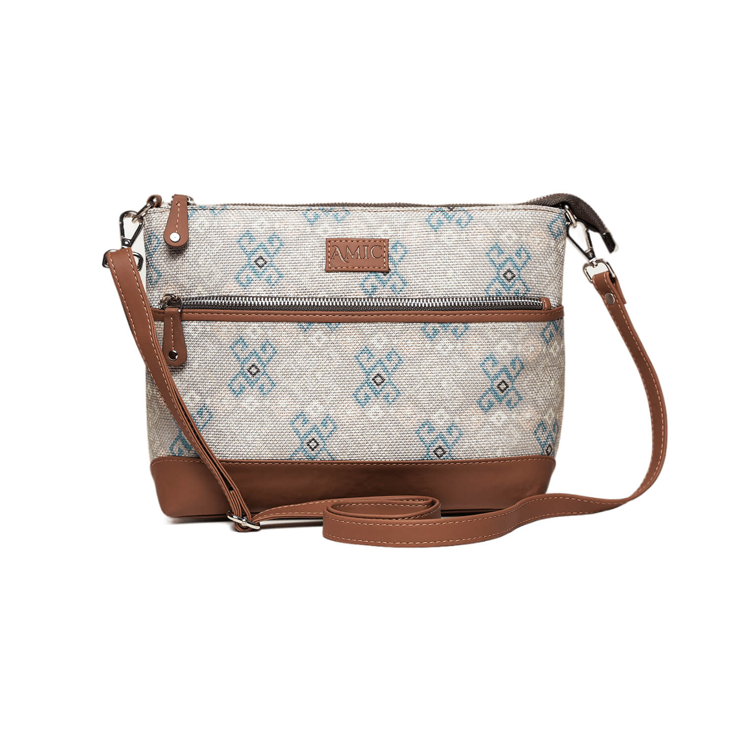 Copy of Grey Floral Side Shoulder Bags