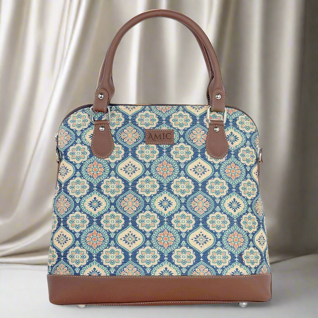 Vibrant Blue Hand Shoulder Bag – Amic's Signature Style