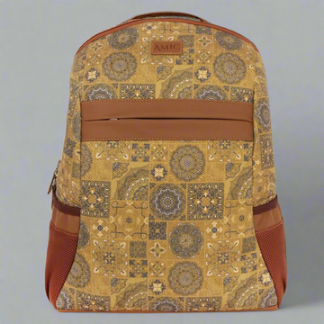 Amic Women Jute Printed Handcrafted Office, College Handbag 18 L Backpack