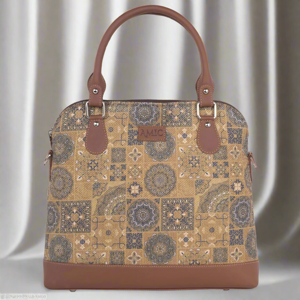 Golden Mosaic Hand Shoulder Bag – Amic's Artistic Touch