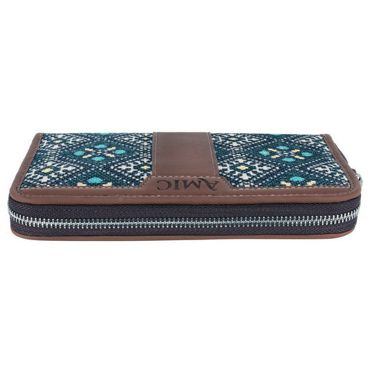 Peacock Green Traditional Chain Wallet