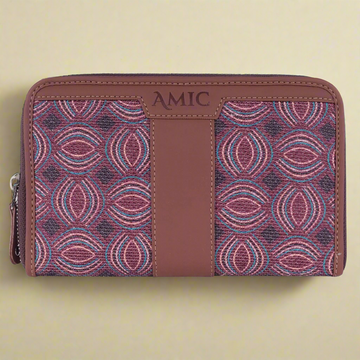 Elegant Patterned Chain Wallet | AMIC
