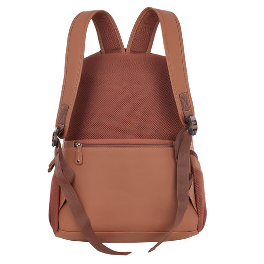 Brown Floral Pattern Backpack