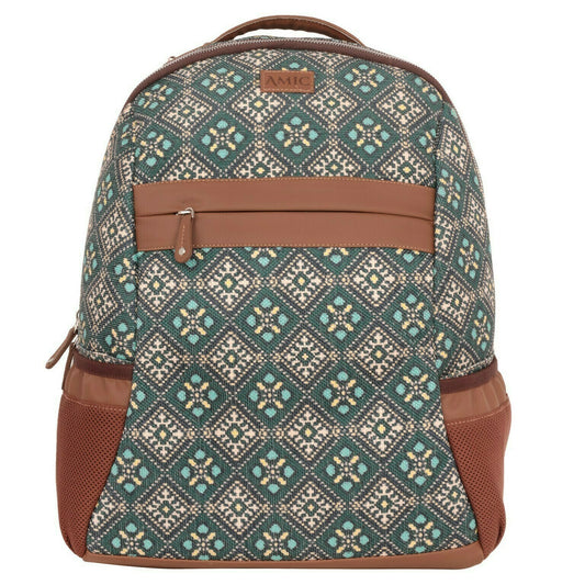 Peacock Green Traditional Backpack
